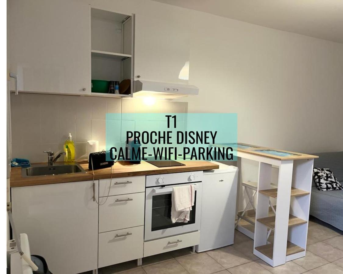 Superbe Appartement T1 proche Disney Champs-Sur-Marne Exterior foto